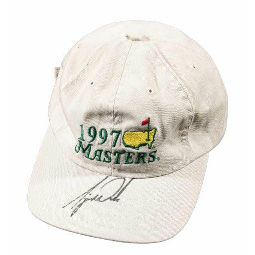 Tiger Woods signed 1997 Masters golf cap