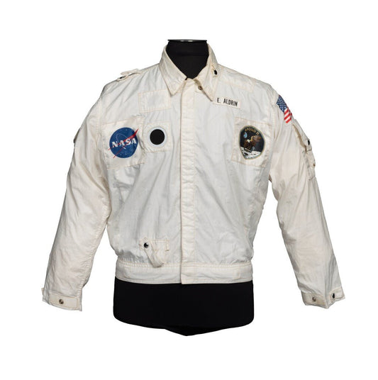 Buzz Aldrin's Apollo 11 worn inflight coverall jacket sells for $2,772,500 - The Memorabilia Club
