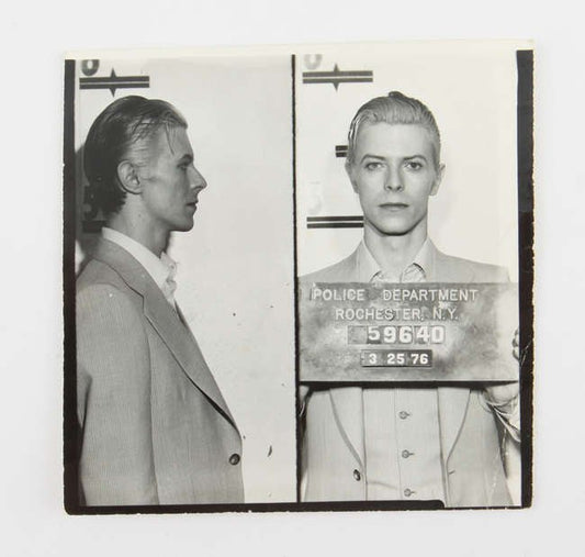 David Bowie Police mugshot sells for £3,800 - The Memorabilia Club