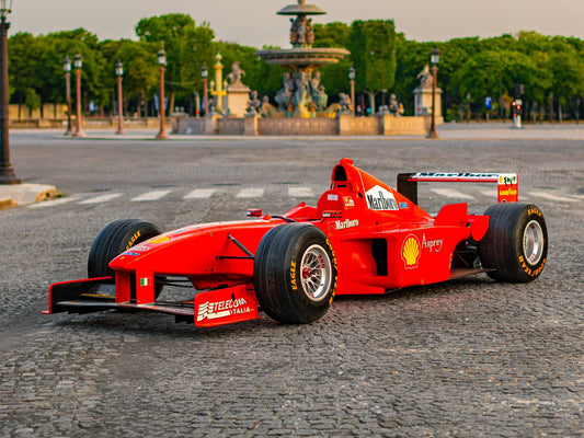 Michael Schumacher's 1998 Ferrari F300 F1 car heads to auction at RM Sothebys - The Memorabilia Club