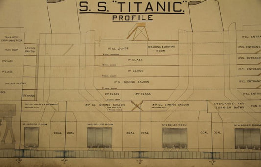 Original Enquiry plan of the Titanic estimated to sell for £200,000