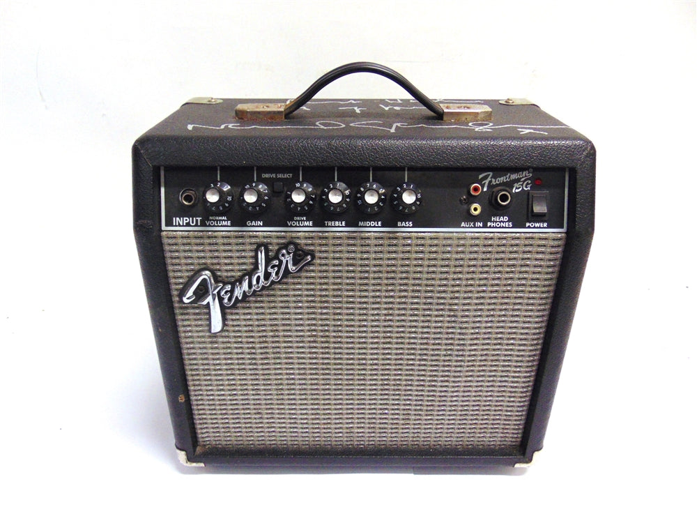 Noel Gallagher Oasis signed Fender amplifier