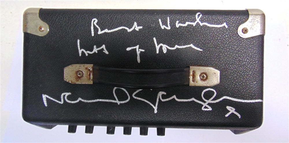 Noel Gallagher Oasis signed Fender amplifier