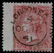 Great Britain SG66 1857 4d rose-carmine