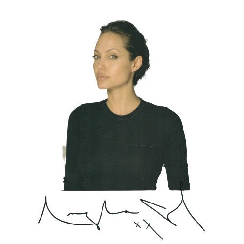 Angelina Jolie 10" x 8" autographed photograph - The Memorabilia Club