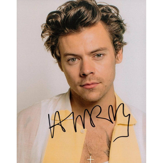 Harry Styles memorabilia autographed 10" x 8" photograph - The Memorabilia Club