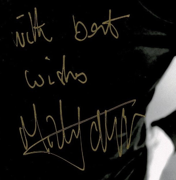 米克·贾格尔 (Mick Jagger) 签名的 10" x 8" 黑白照片