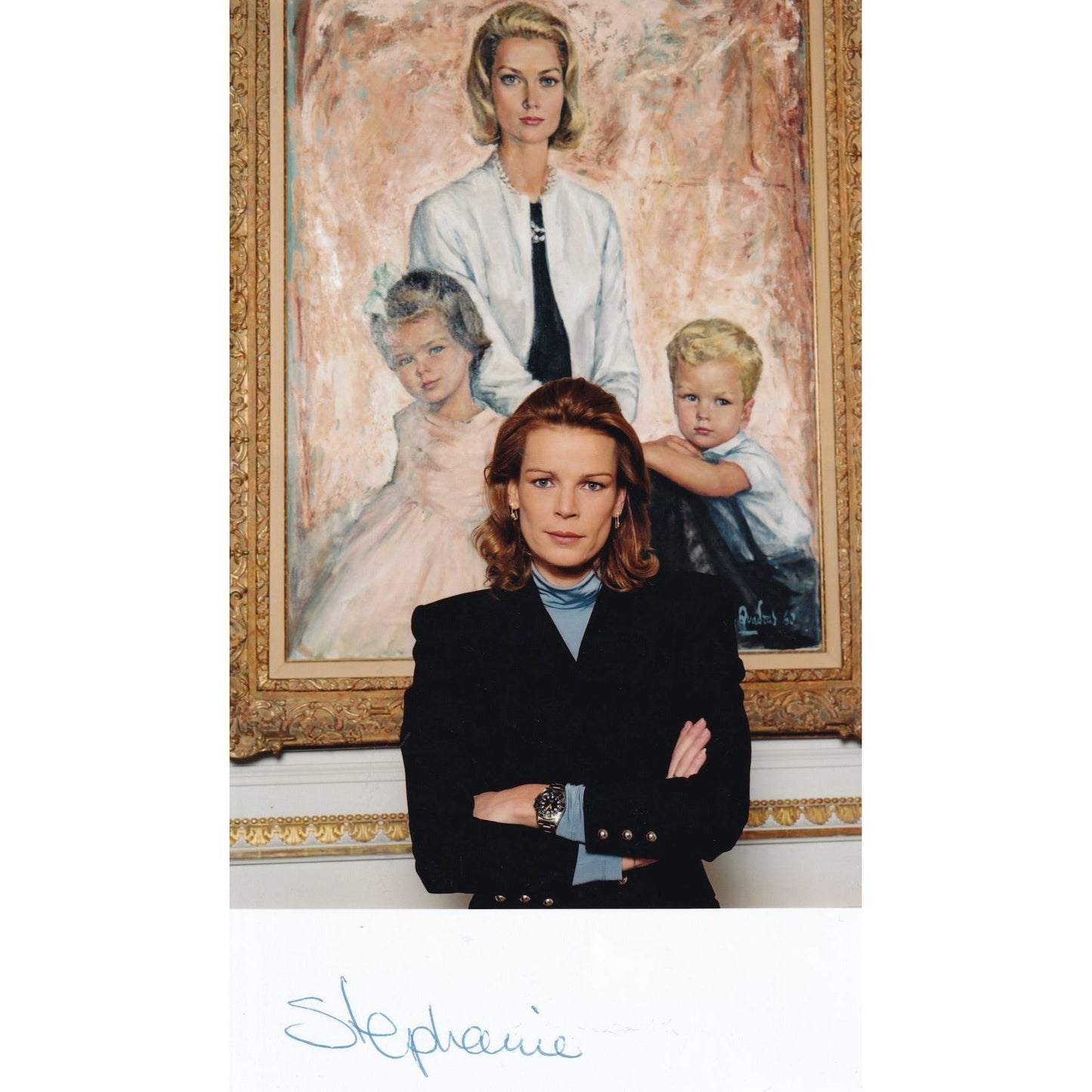 Princess Stephanie of Monaco 8" x 5" signed photograph - The Memorabilia Club